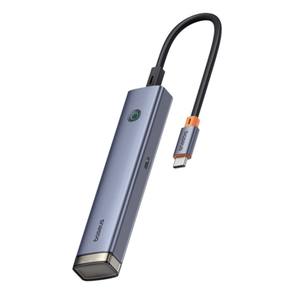 Адаптер Type-C Baseus Clarity (Type-C, 3xUSB3.0, USB2.0, HDMI) (BS-OH166)