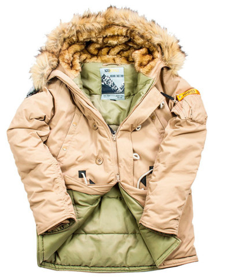 Куртка Аляска Oxford Nord Denali (бежевая - tiger eye)