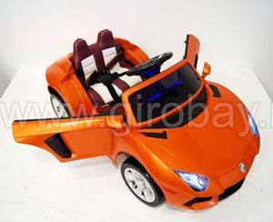 Детский электромобиль River Toys LAMBO E002EE оранжевый