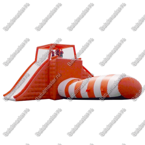 Катапульта Блоб с вышкой «Адреналин высоты» 10×3×5 м, блоб 7×2 м