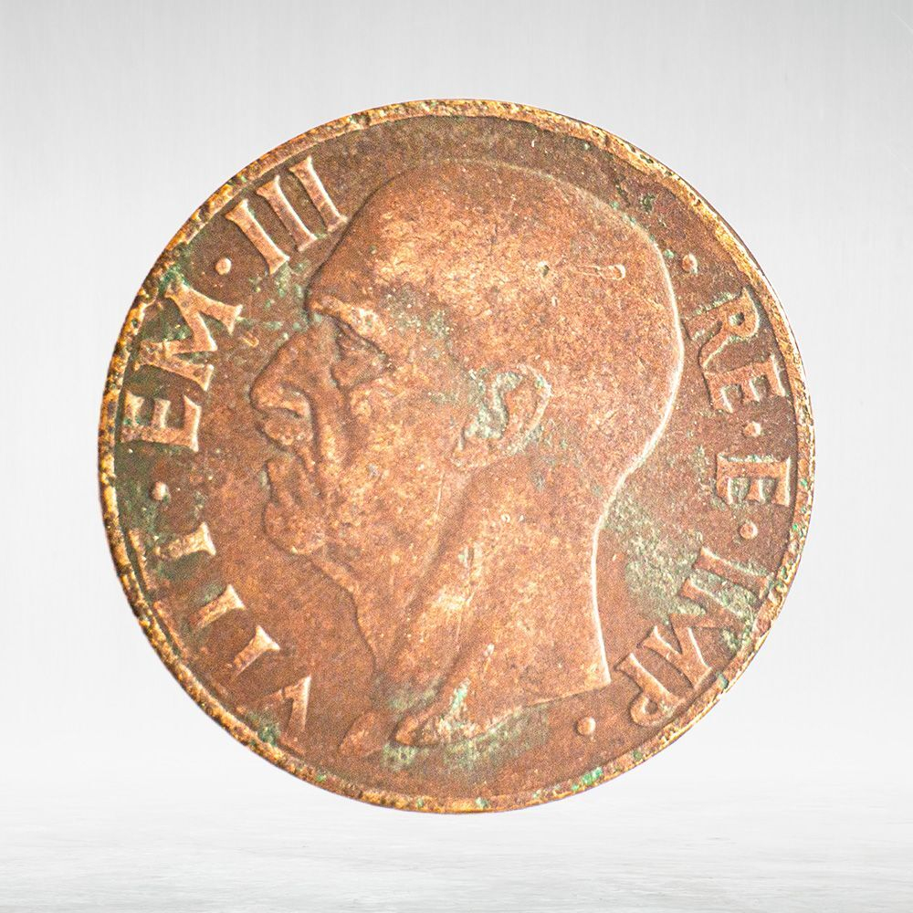 Italy 10 Centesimi 1937 R "Victor Emmanuel III", F