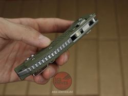 Нож MICROTECH STITCH RAM-LOK FRAG (зеленый) 169RL-12FRGTOD