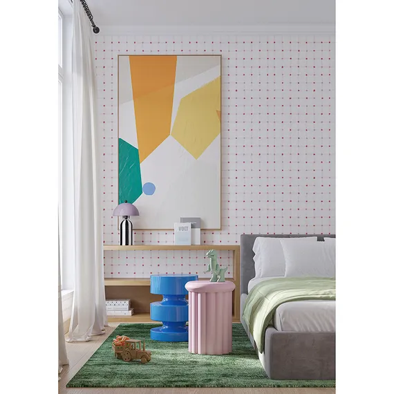 Журнальный столик Ingvild, Ø36х47 см, синий