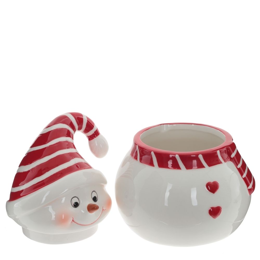 GAEM Емкость для сыпучих продуктов "Снеговик", 600 мл, L11,5 W11,5 H17 см