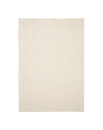 Ковер Mascarell из хлопка и полиэстера белого цвета 160 x 230 см