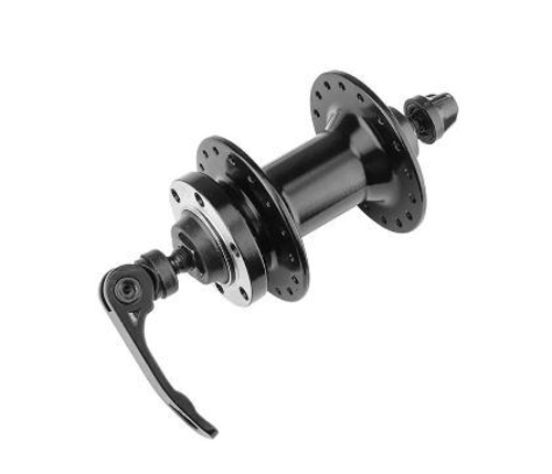 Втулка передняя WZ-A282FBQ 32Н диск. эксц. пром. подшип. алюм. чёрная (Adrenalin MD24), арт. 130328