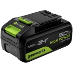 Аккумуляторная газонокосилка Greenworks GD24LM33K5 24В (1 x 5 Ач, ЗУ) нож 33 см, 2516107UG