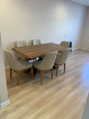 Стул Lind бежевый, ножки бук