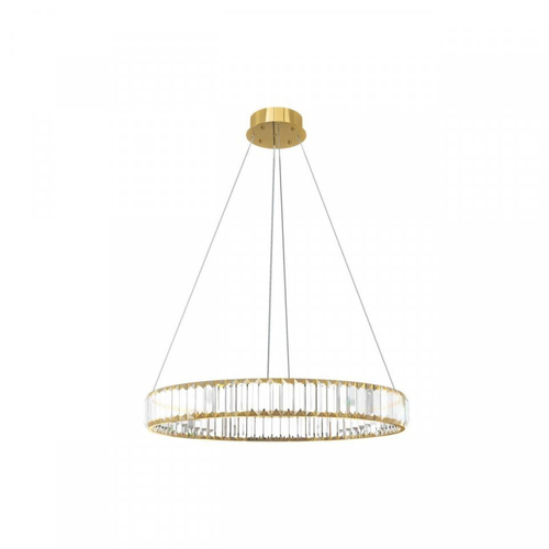 Подвесная светодиодная люстра Loft It Crystal ring 10135/600 Gold