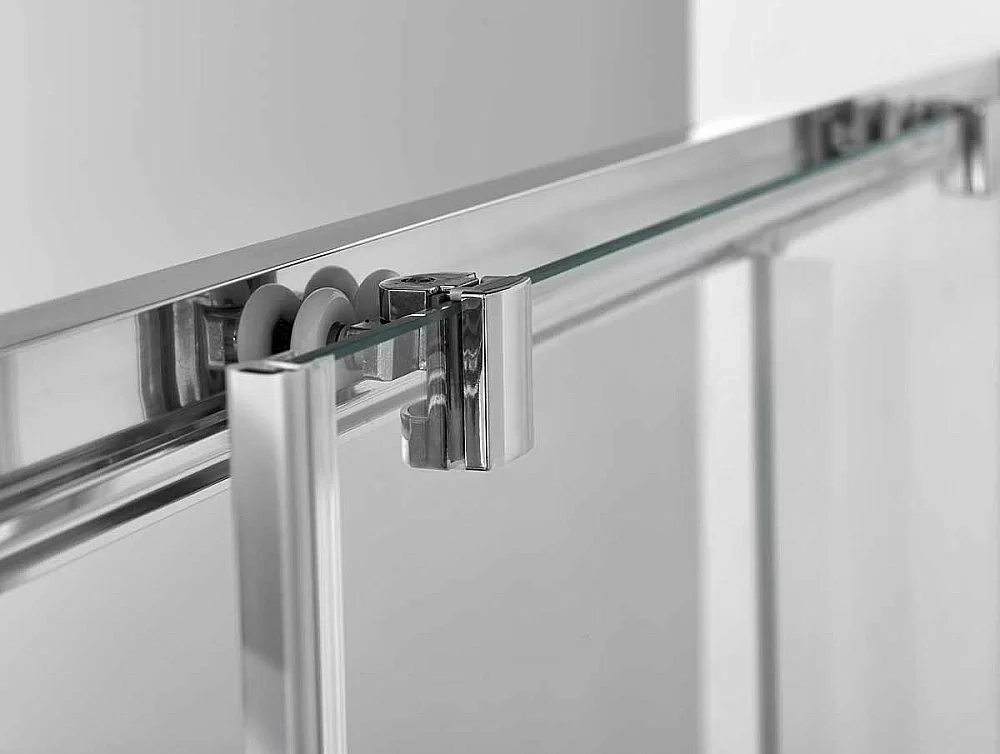 Душевой уголок Vincea Alpha VSR-3AL8012CLGM 120x80 стекло прозрачное/профиль вороненая сталь
