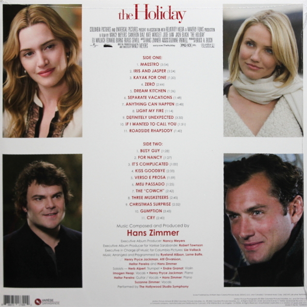 Soundtrack / Hans Zimmer: The Holiday (Coloured Vinyl)(LP)