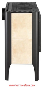 Печь-камин БАВАРИЯ ЭКО с плитой две конфорки