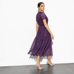 Платье Роскошь в деталях (violet, с поясом) Charutti (Акция)