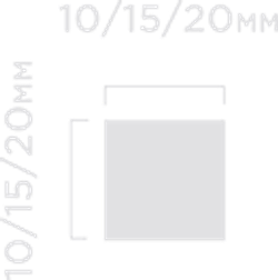 Молдинг HiWood, 10x10 мм