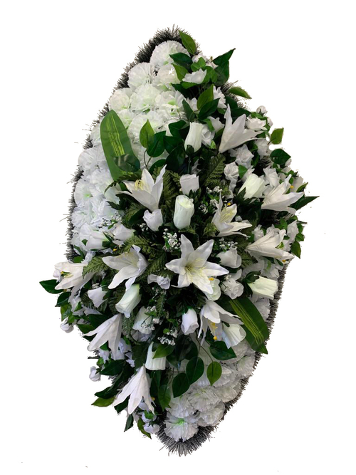 Венок ритуальный «Элитный №09» (125 см)