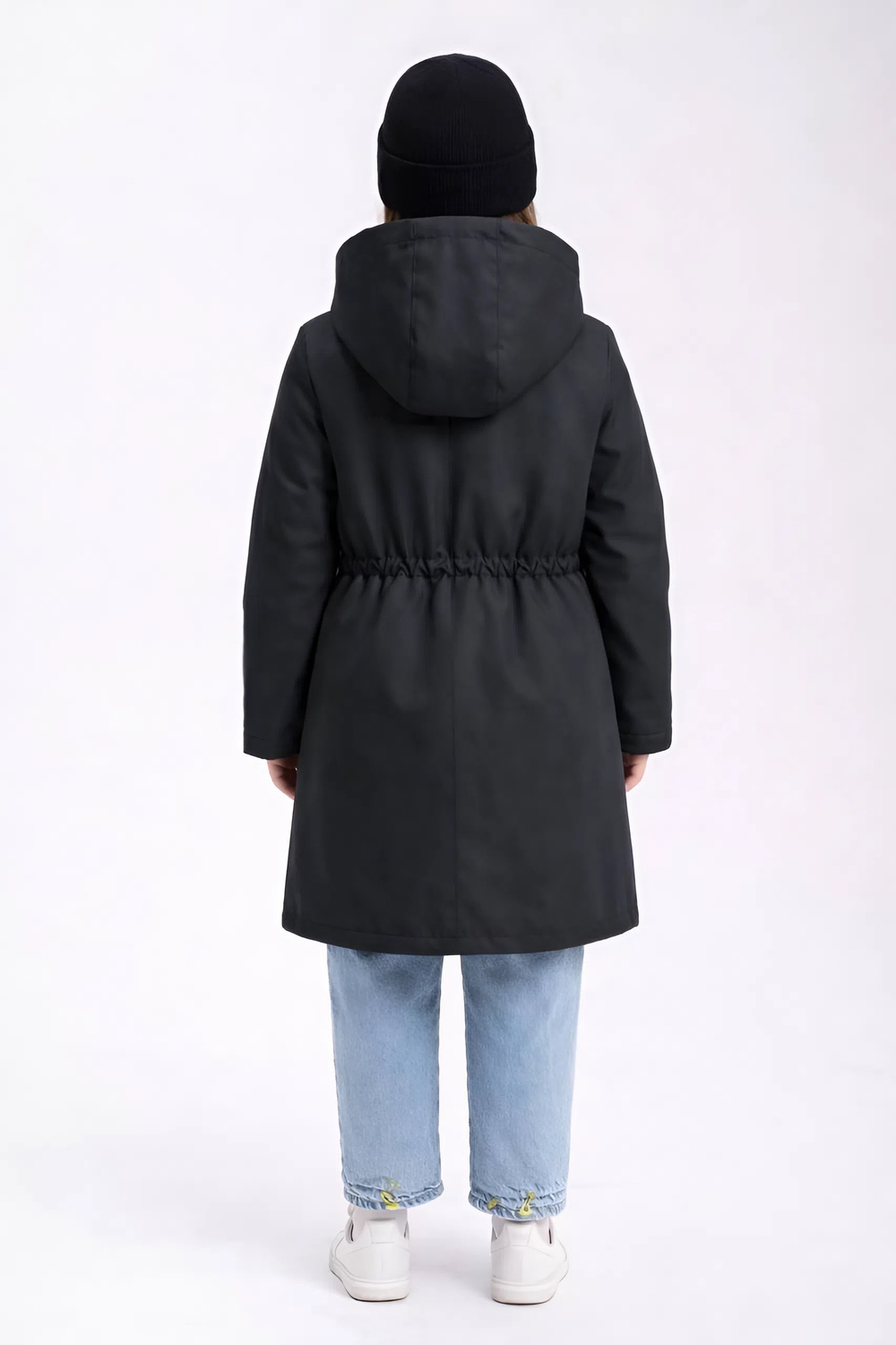 Пальто демисезонное для девочки "HN-9" черный