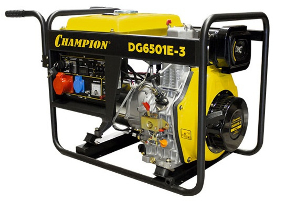 Генератор дизельный CHAMPION DG6501E-3