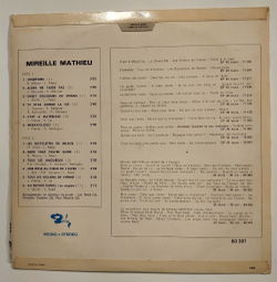 Винтажная виниловая пластинка LP Sweet Souvenirs Of Mireille Mathieu (France 1968)