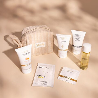 Набор YESforLOV La Trousse Enchantée в бежевой косметичке (Цвет: бежевый)