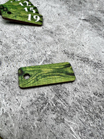 Номерки для ключей деревянные 50шт