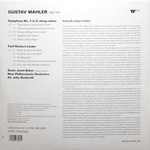 Sir John Barbirolli, New Philharmonia Orchestra / Mahler: Symphony No. 5 (2LP)