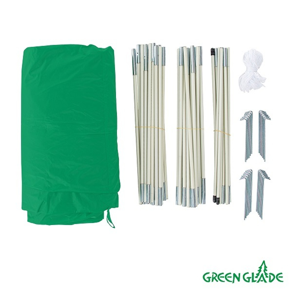 Тент садовый Green Glade 1264 4х4х2,65/2м, полиэстер