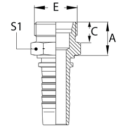 Фитинг DN 16 DKO-L (Ш) 26x1.5 18