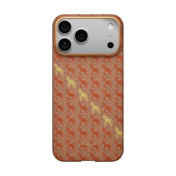 Чехол Pitaka Edge Case для iPhone 17 Pro, Янтарный | Amber