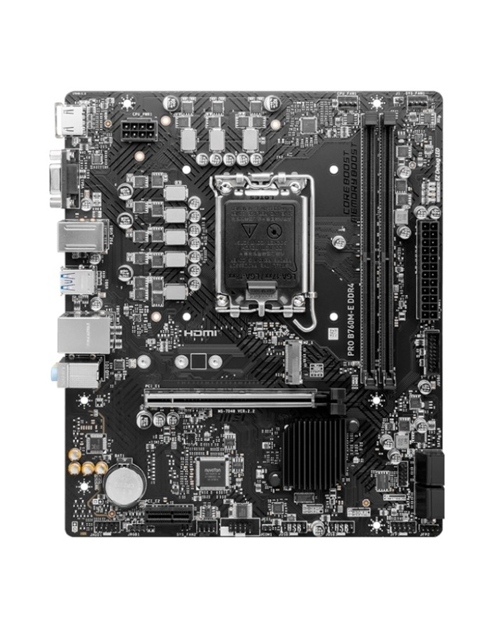 MSI PRO B760M-E (LGA 1700, Intel B760, mATX) RTL