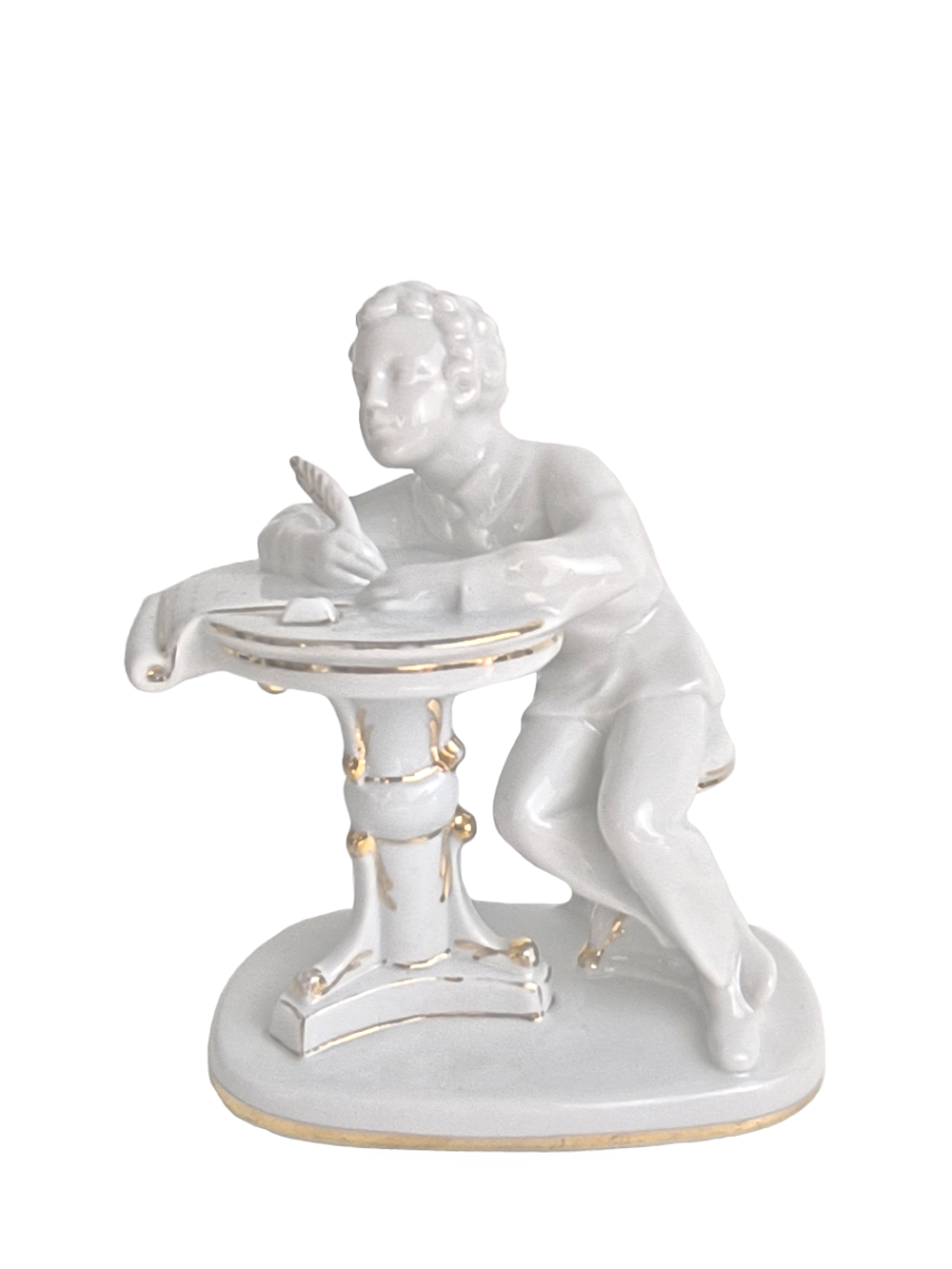 Фарфоровая статуэтка "Юный Пушкин" ЛФЗ