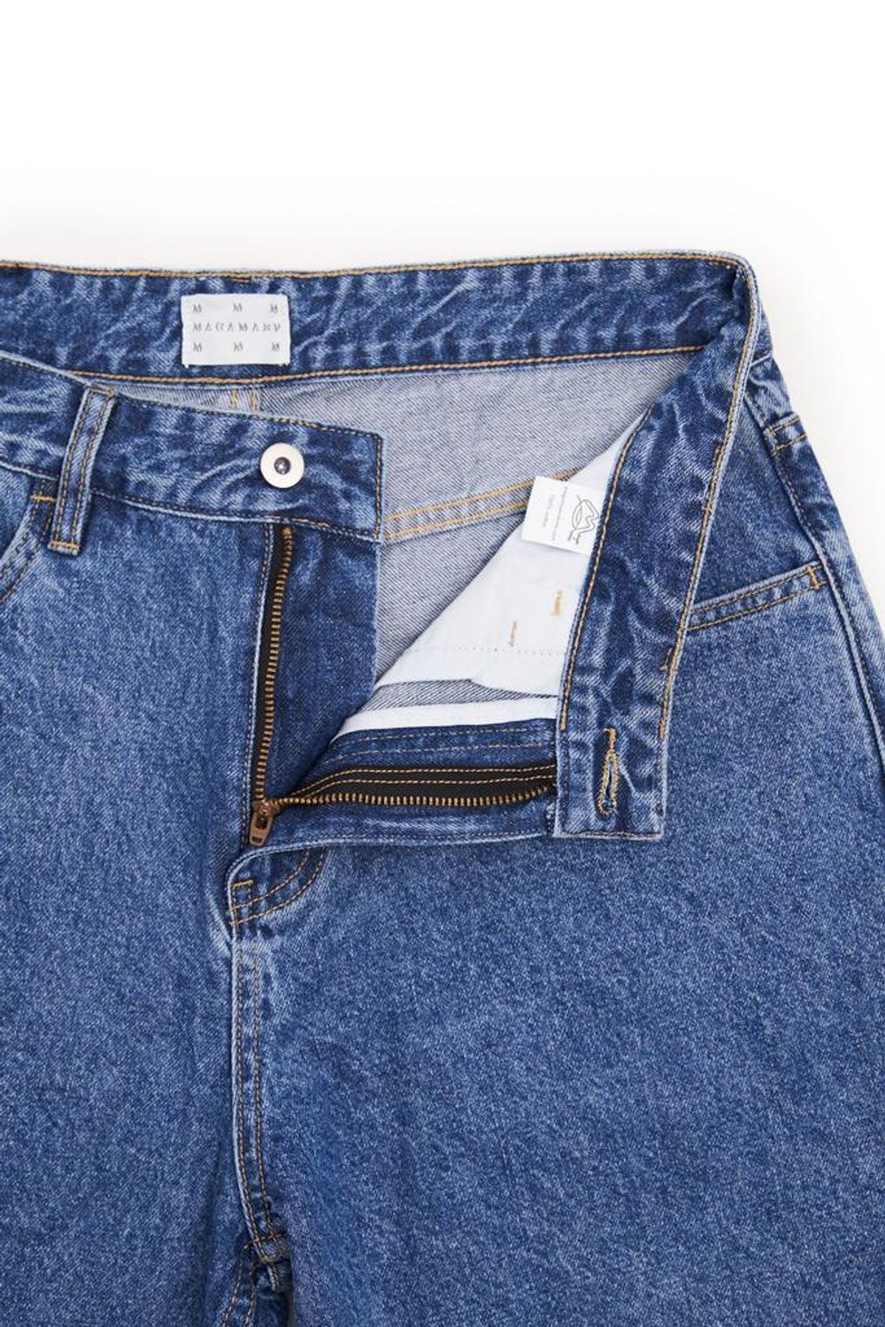 Шорты Magamaev Bigger M blue washed синие