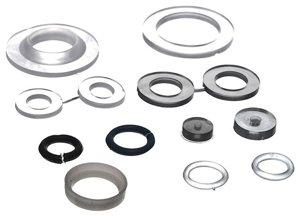 НАБОР ПРОКЛАДОК MASTERPROF Д/СМЕСИТЕЛЯ САНТЕХНИК № 2 СИЛИКОН ИС.130256