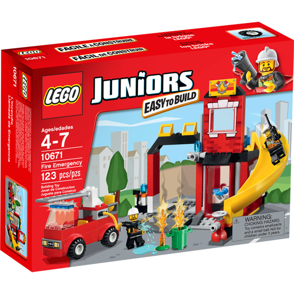 LEGO Juniors: Пожарная машина 10671 — Fire Emergency — Лего Джуниорс Подростки