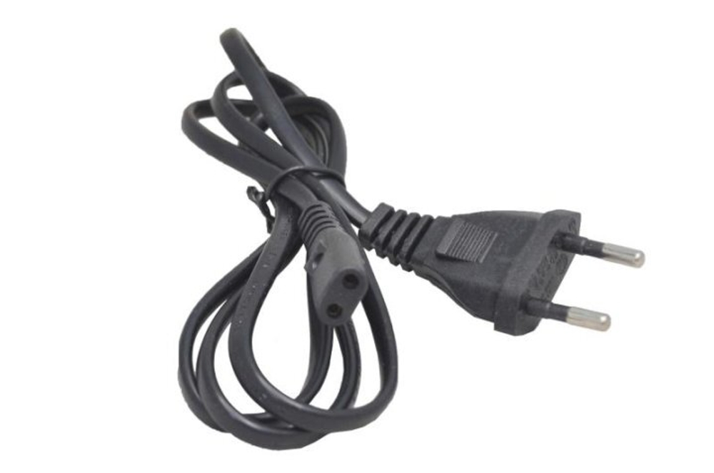 Кабель сетевой для бытовой техники VS40 для бритвы (черный) 1.2м