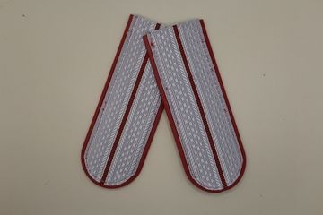 Погоны ФСИН серые с 1 краповым просветом (пластик)