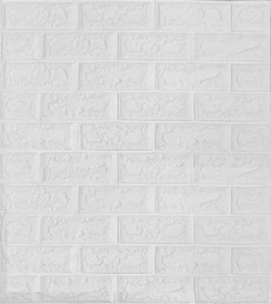 ПВХ панель самокл. 700х770мм. Кирпич белый