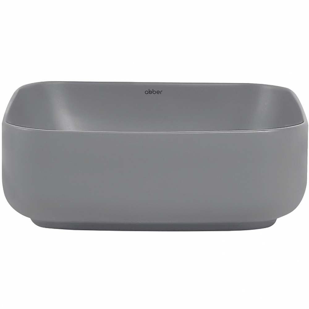 Раковина-чаша Abber Rechteck 39 AC2211MG Серая матовая