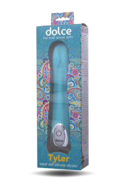 Вибратор TOYFA Dolce, силикон, 16,5см