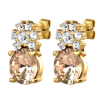 Серьги Dyrberg Kern BECKIA SG GOLDEN / CRYSTAL 460068