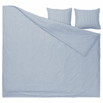 Комплект постельного белья IKEA BERGPALM (БЕРГПАЛМ), Двуспальный, Голубой, 240x220, 50x80 см