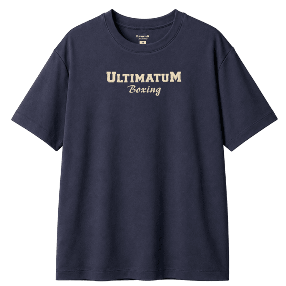 Футболка Ultimatum Boxing TS31-4CT-02 синего цвета из хлопка