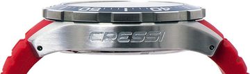 Подводные часы Cressi Manta Watch 100m красно-черные