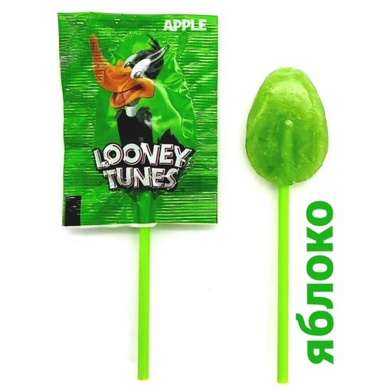 Леденец на палочке Looney Tunes ассорти, 7,25 г (Турция)