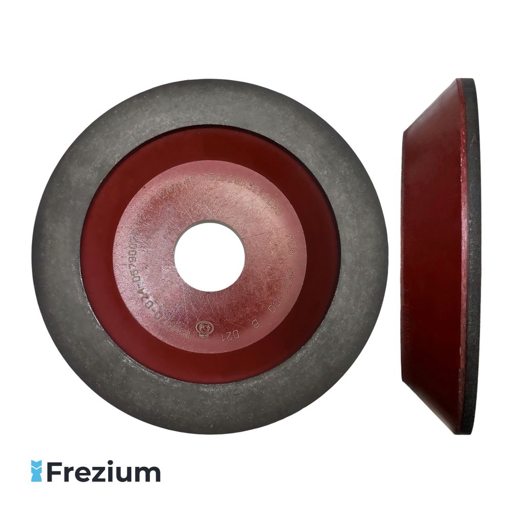 Круг чашечный алмазный шлифовальный 150x32x20x5x28 AC6 100/80 12A2-45