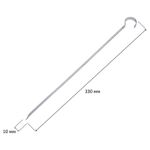 Мангал сборный размер 350х240х350 мм + 6 шампуров в плёнке длина 330 мм, в плёнке, 701724