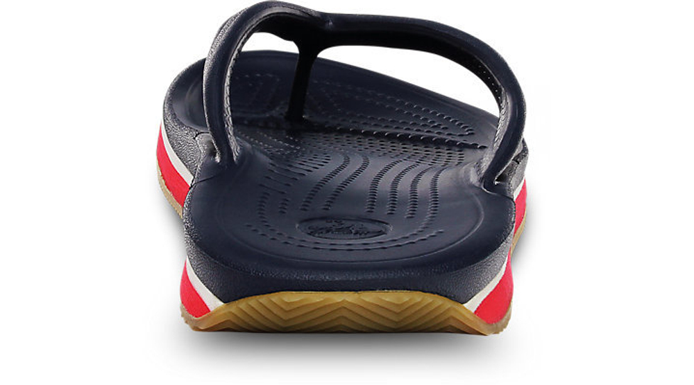 Шлепанцы Детские Crocs Retro Slingback Flat Navy / Red
