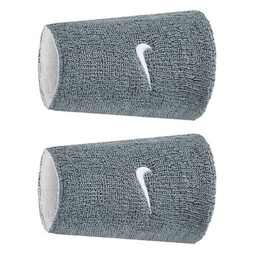 Напульсник теннисный Nike Swoosh Double Wide Reversible 2P - grey/white