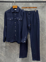 Льняной костюм Brunello Cucinelli