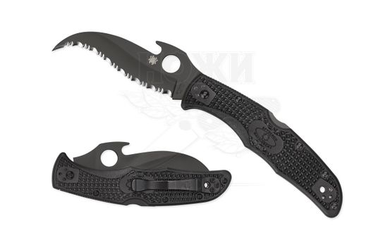 Складной нож Spyderco Matriarch 2 C12SBBK2W c клинком из стали VG-10, рукоять FRN