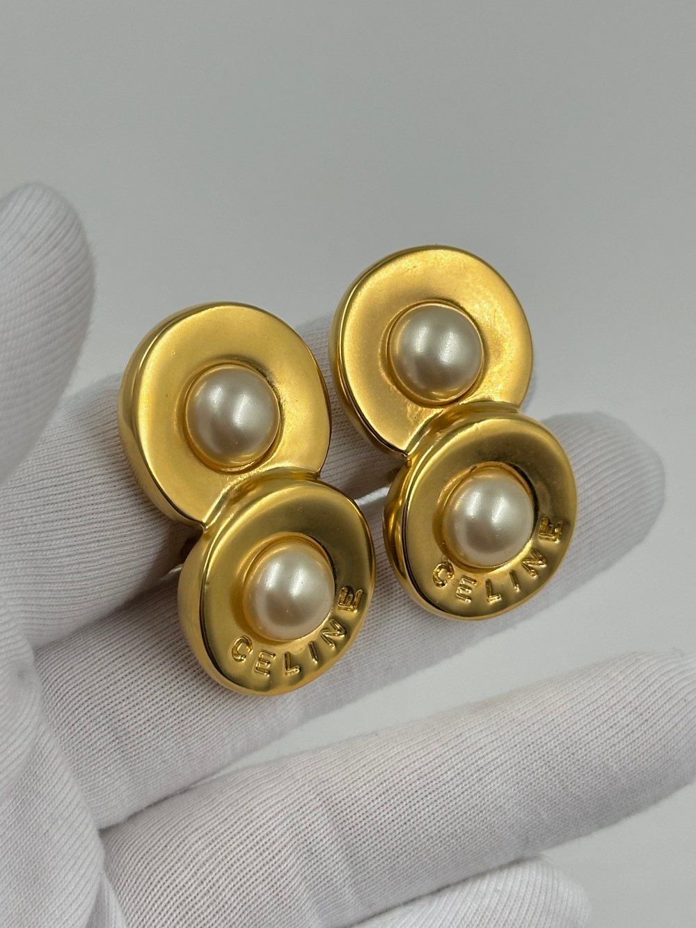 Комплект из клипс и цепи Celine